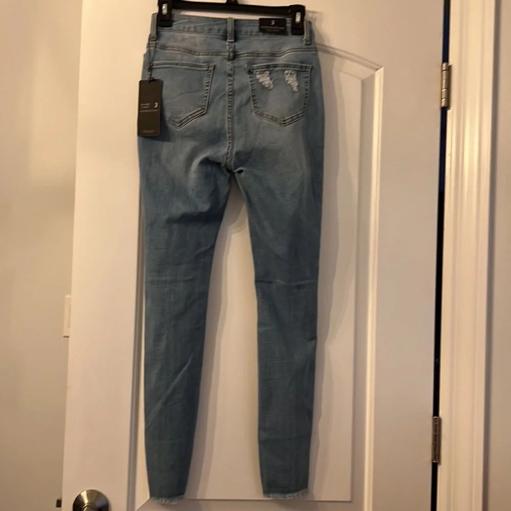American Bazi Los Ángeles size 3 skinny distressed jean - Picture 4 of 5
